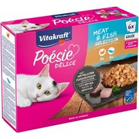 Vitakraft Poésie Delice Adult 6x85g Fleisch und Fisch, in Gelee von Vitakraft