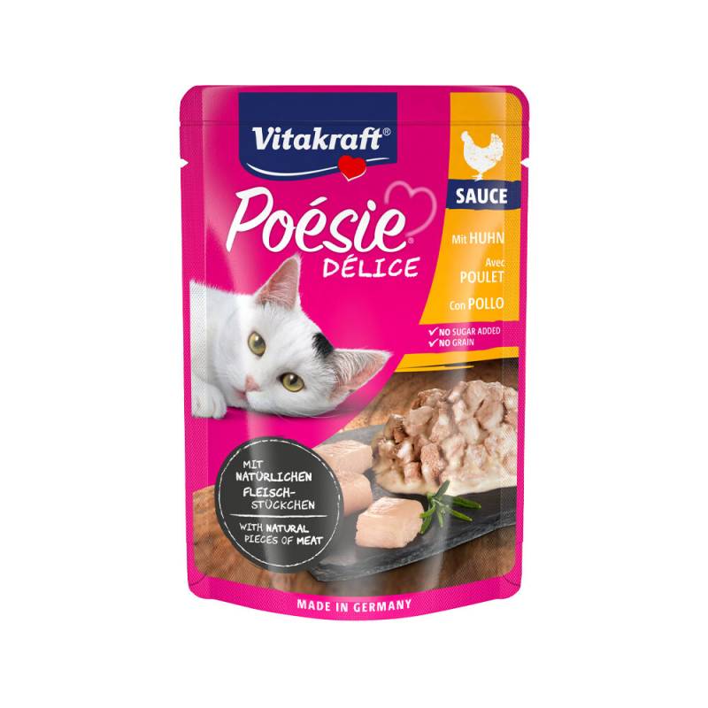 Vitakraft Poésie Délice Huhn - 23 x 85 g von Vitakraft