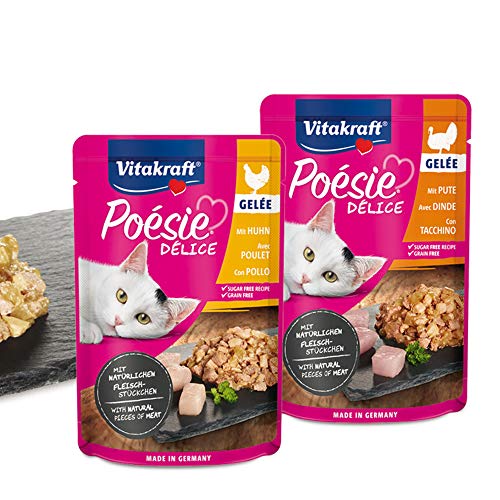 Vitakraft Poésie Déligelee für Katzen Geschmack Huhn - 90 g Vitakraft Poésie Déligelee für Katzen Geschmack Huhn - 90 g von Vitakraft