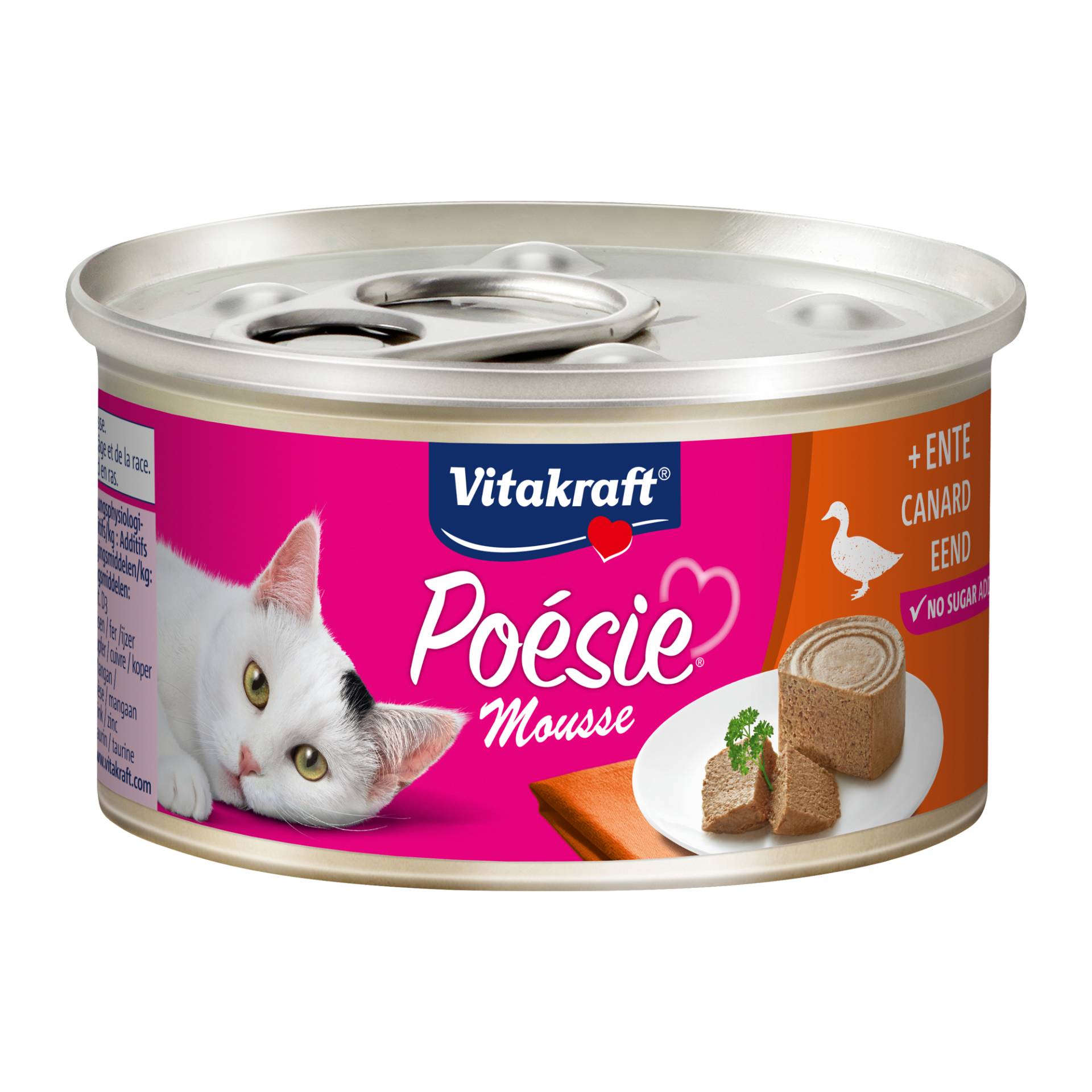 Vitakraft Poésie Mousse Katzenfutter - Dosen - Ente - 12 x 85 g Vitakraft Poésie Mousse Katzenfutter - Dosen - Ente - 12 x 85 g von Vitakraft