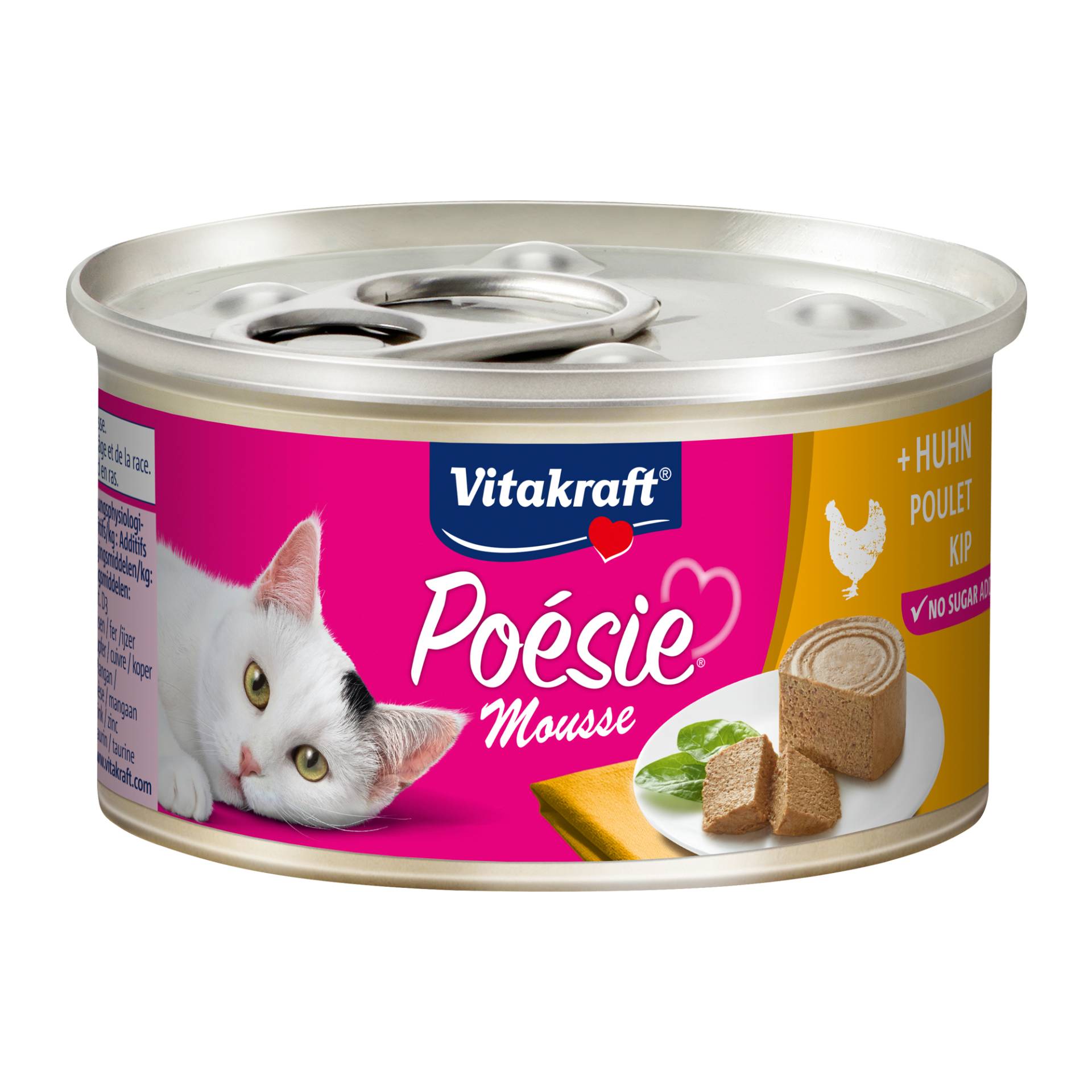 Vitakraft Poésie Mousse Katzenfutter - Dosen - Huhn - 12 x 85 g Vitakraft Poésie Mousse Katzenfutter - Dosen - Huhn - 12 x 85 g von Vitakraft
