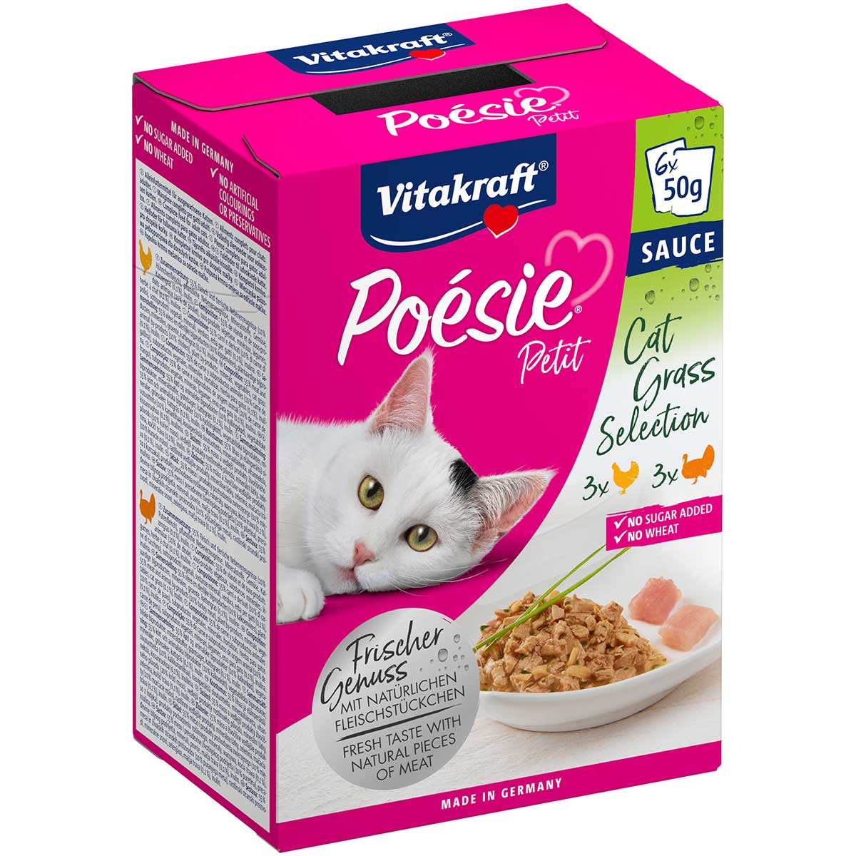 Vitakraft Poésie Petit Cat Grass Selection 6x50g Vitakraft Poésie Petit Cat Grass Selection 6x50g von Vitakraft