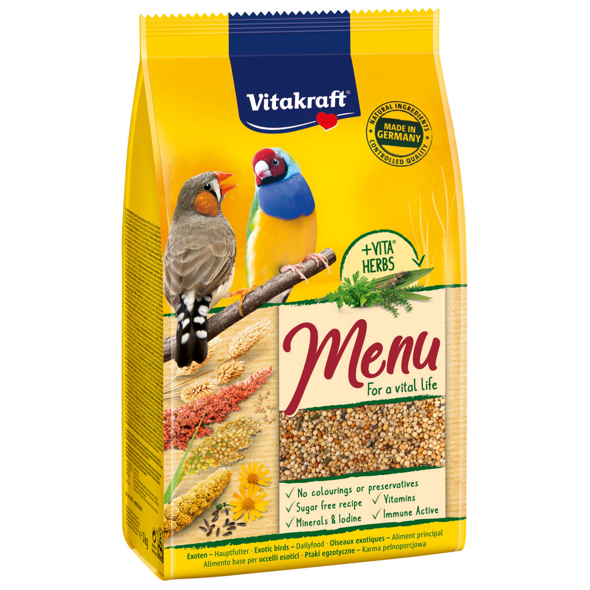 Vitakraft Premium Menü Exotis 1kg Vitakraft Premium Menü Exotis 1kg von Vitakraft