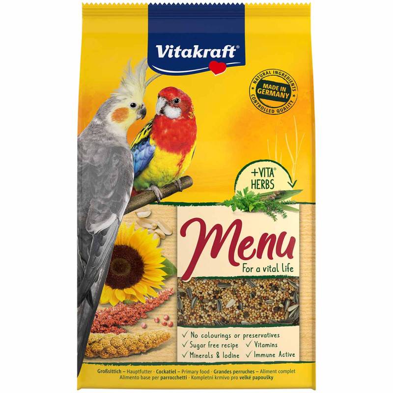 Vitakraft Premium Menü Großsittiche 5x1kg von Vitakraft