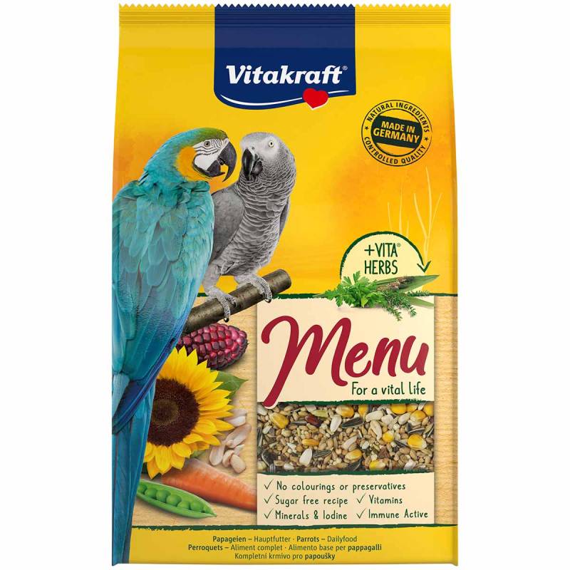 Vitakraft Premium Menü Papagei 5x1kg von Vitakraft