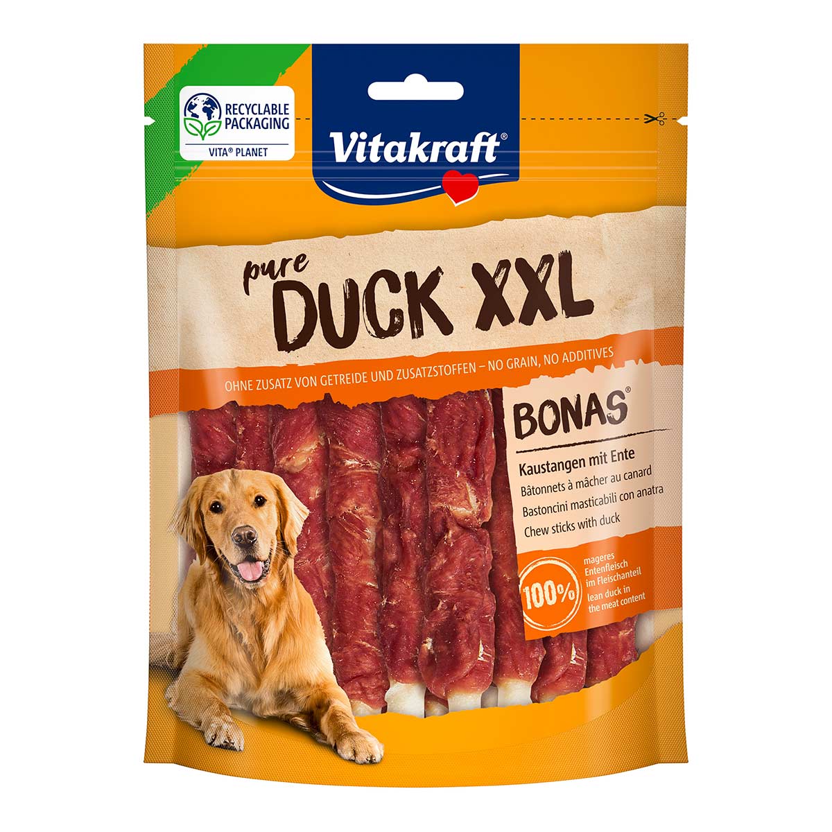 Vitakraft Pure Duck Bonas Sticks XXL 3x 200g Vitakraft Pure Duck Bonas Sticks XXL 3x 200g von Vitakraft
