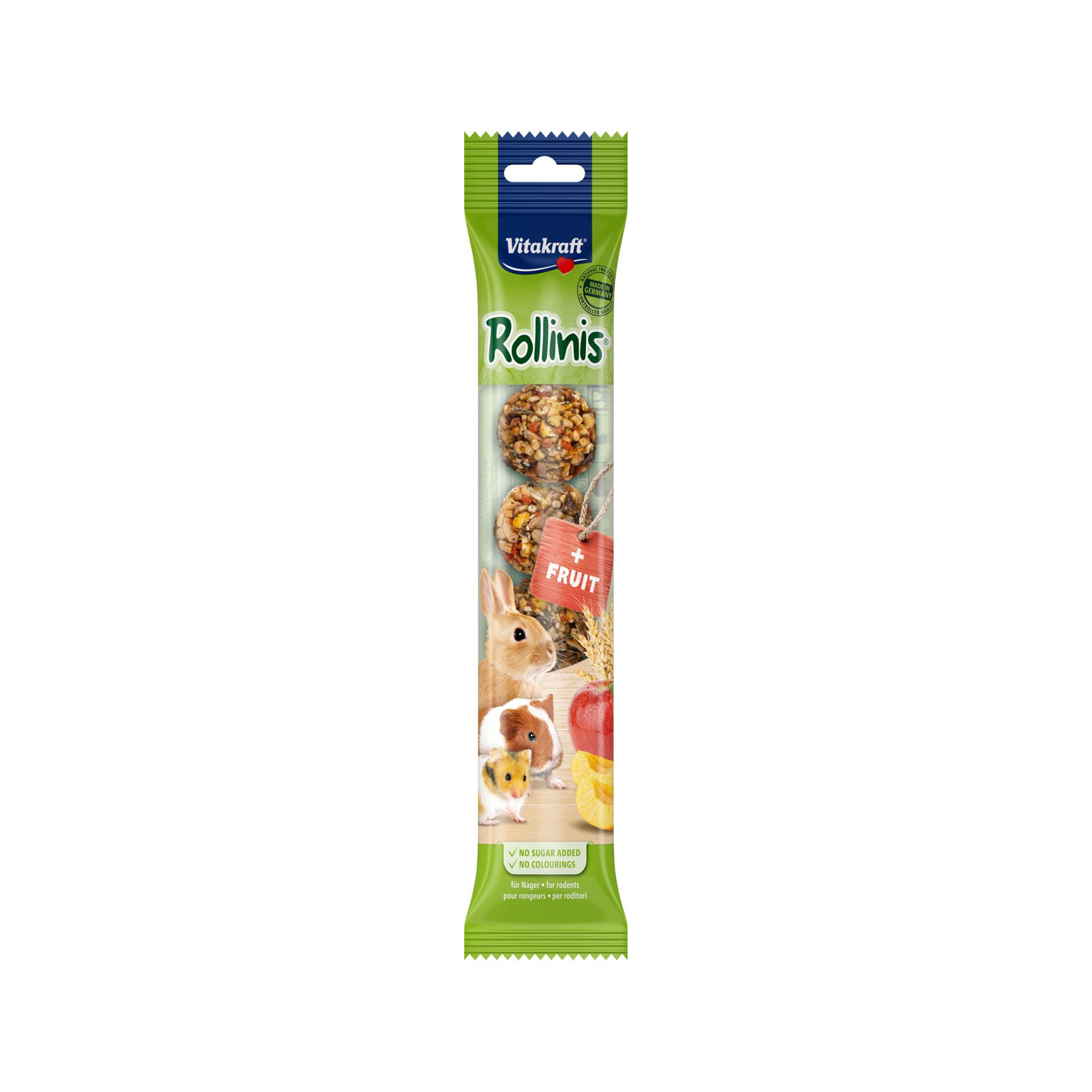 Vitakraft Rollinis Nager & Kaninchen - Frucht - 7 Stück Vitakraft Rollinis Nager & Kaninchen - Frucht - 7 Stück von Vitakraft