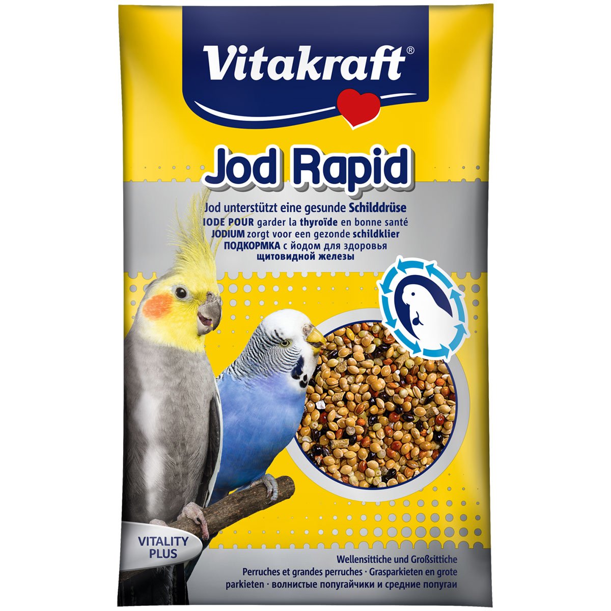 Vitakraft Sittich-Futter Jod Rapid 20g Vitakraft Sittich-Futter Jod Rapid 20g von Vitakraft