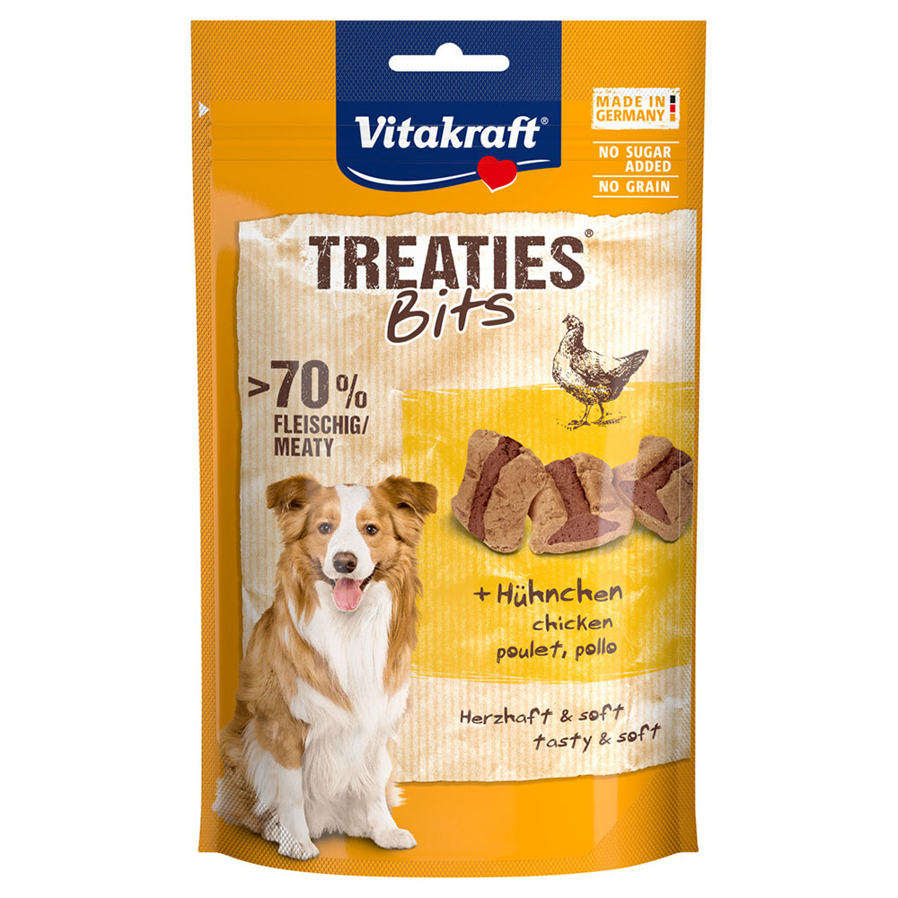 Vitakraft Treaties Bits  - Sparpaket: Hühnchen 2 x 120 g von Vitakraft