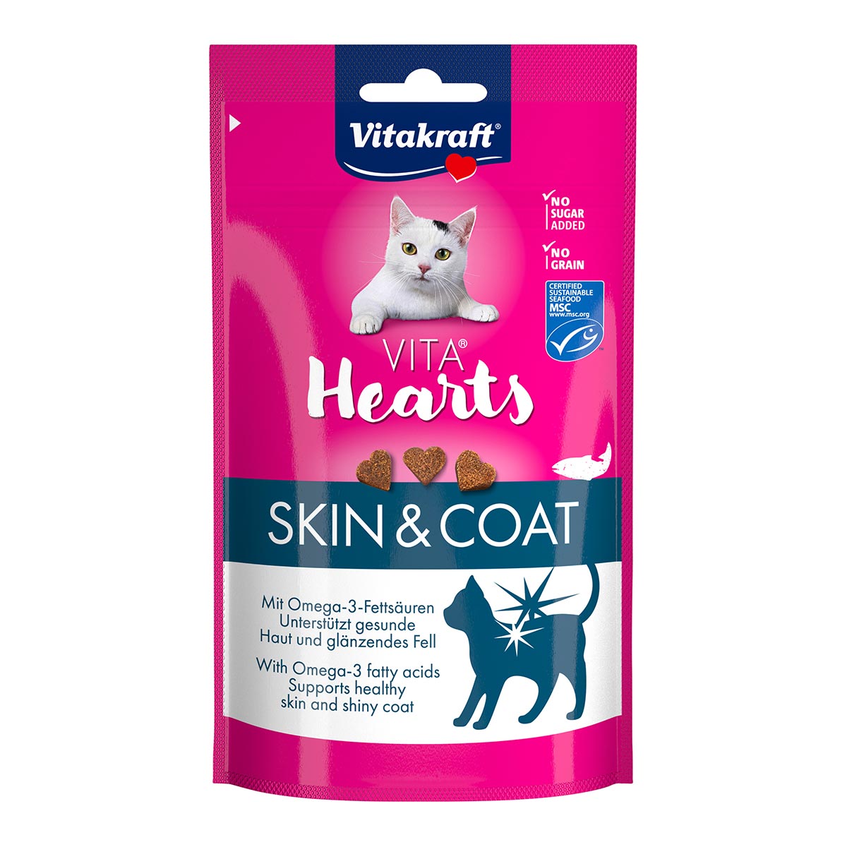 Vitakraft Vita Hearts Skin & Coat Lachs 9x 40g Vitakraft Vita Hearts Skin & Coat Lachs 9x 40g von Vitakraft