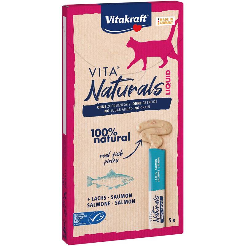 Vitakraft Vita Naturals Liquid Snack Lachs 11 x 5 St Vitakraft Vita Naturals Liquid Snack Lachs 11 x 5 St von Vitakraft