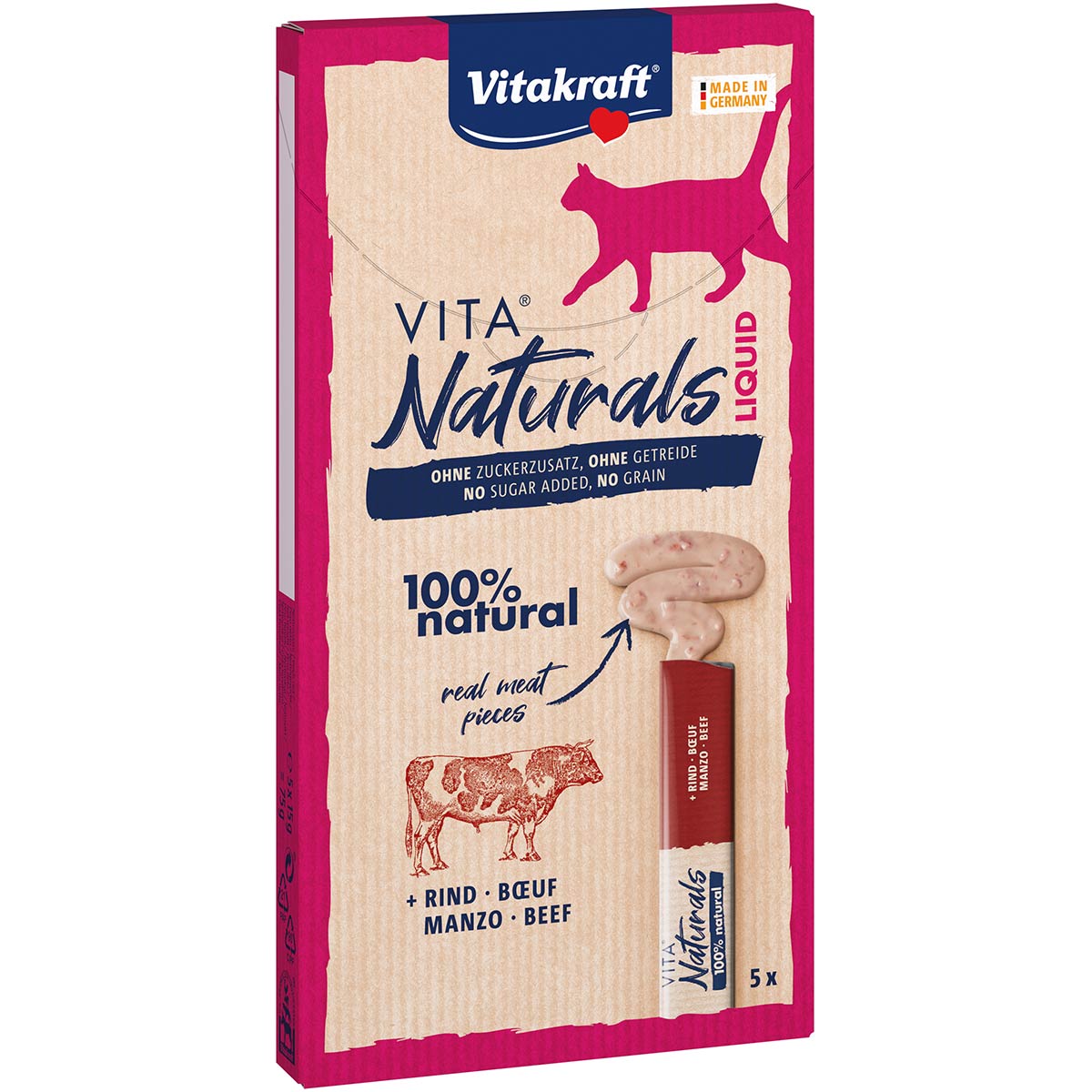 Vitakraft Vita Naturals Liquid Snack Rind 11 x 5 St Vitakraft Vita Naturals Liquid Snack Rind 11 x 5 St von Vitakraft