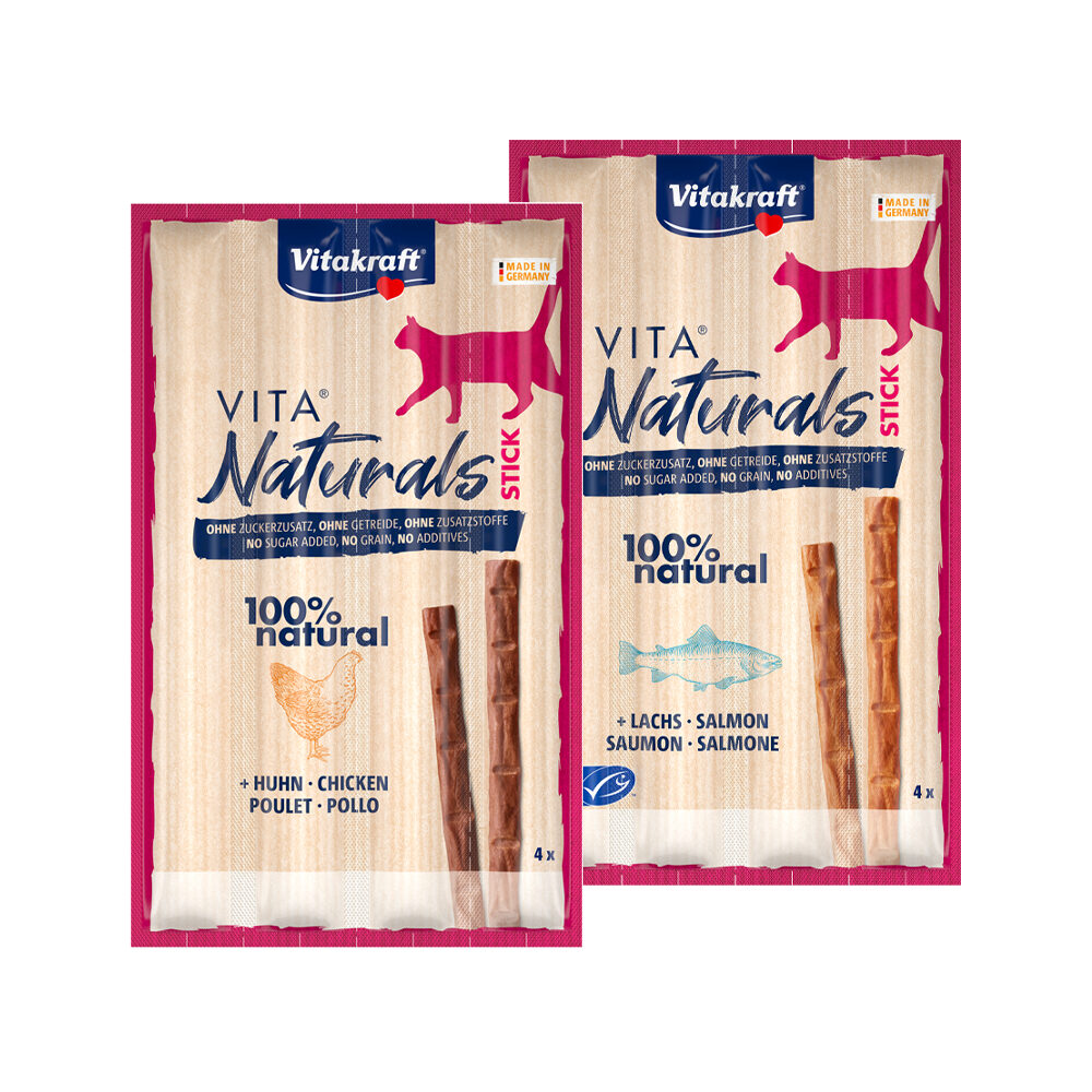 Vitakraft Vita Naturals Sticks - Lachs - 4 Stück von Vitakraft