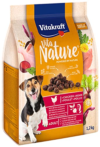 Vitakraft Vita Nature Premium Trockenfutter für Hunde, Huhn, Rote Beete und Amaranth – 1,2 kg von Vitakraft