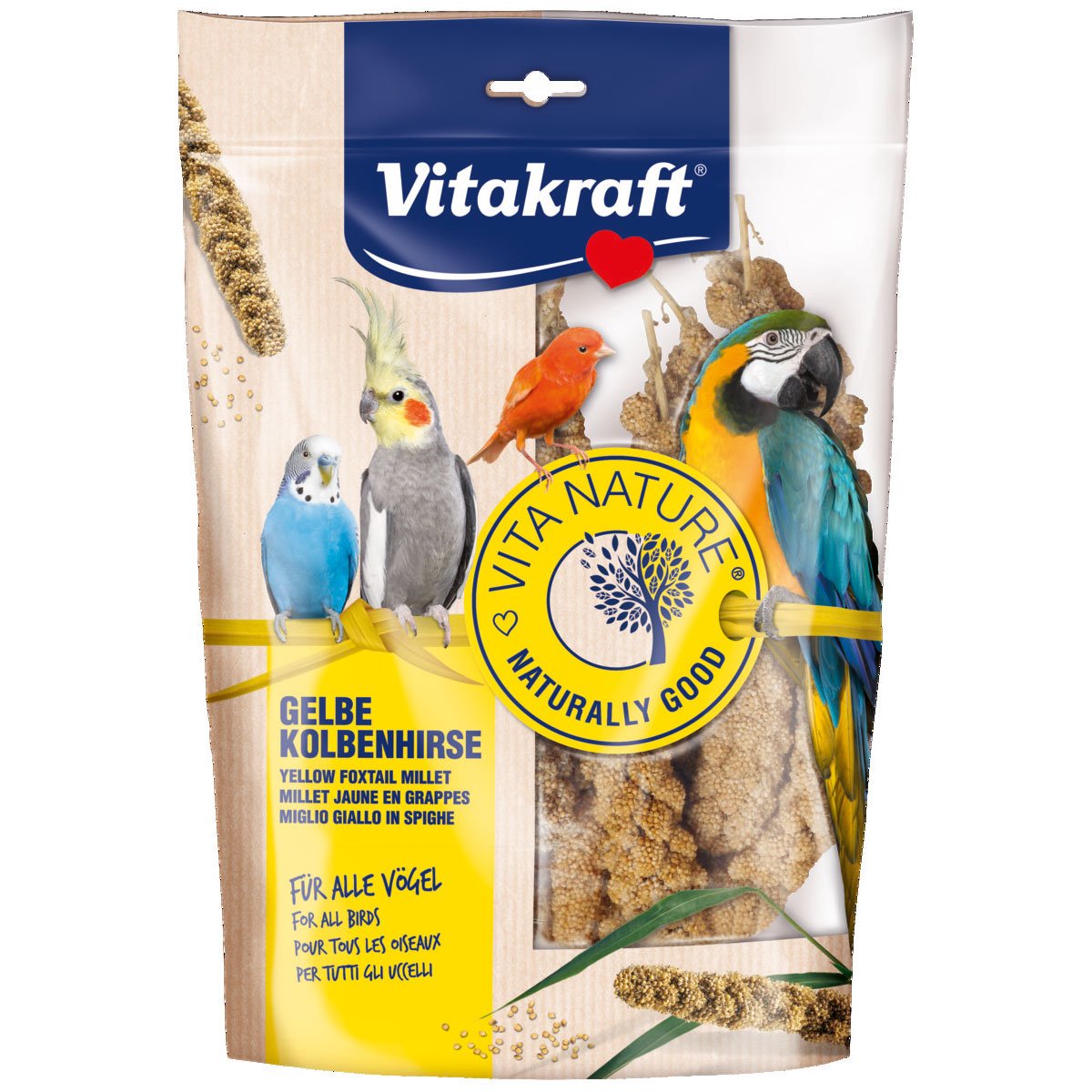 Vitakraft Vita Nature gelbe Kolbenhirse 3x300g von Vitakraft