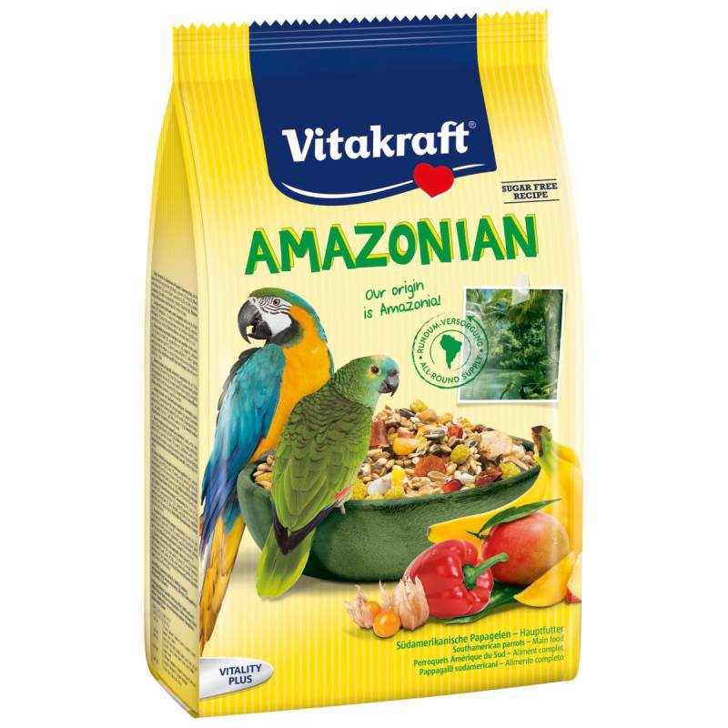 Vitakraft Amazonian Hauptfutter für Südamerikanische Papageien 750g von Vitakraft