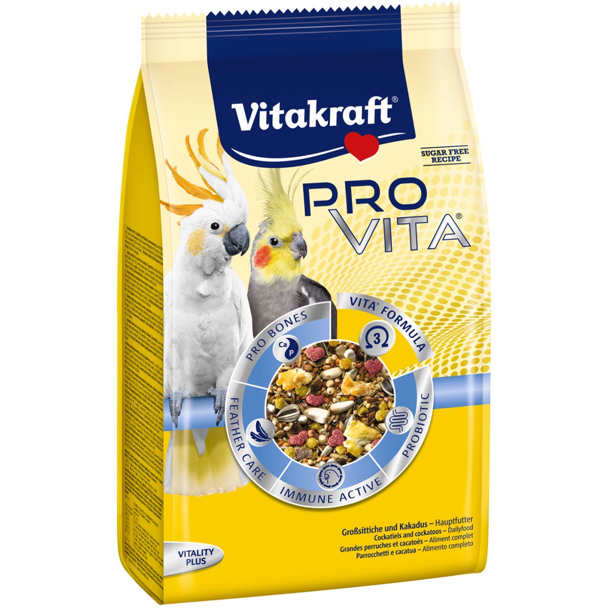 Vitakraft Vogelfutter Pro Vita Großsittich 5x750g von Vitakraft