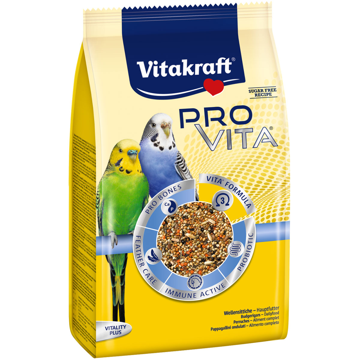 Vitakraft Vogelfutter Pro Vita Wellensittich 5x800g von Vitakraft