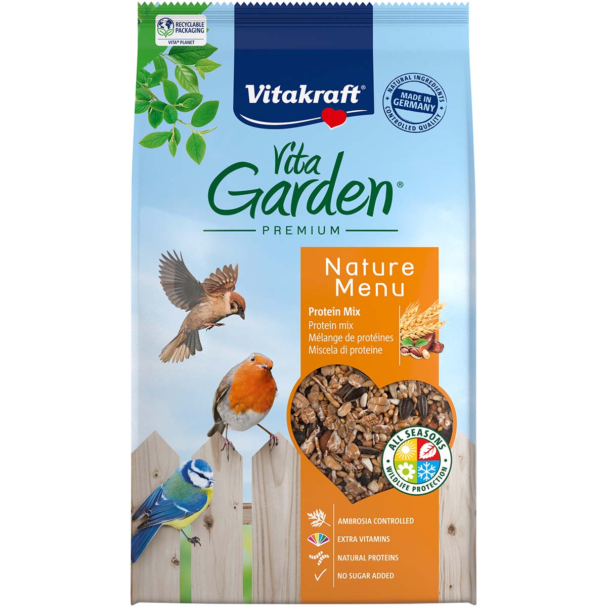 Vitakraft Vogelfutter Vita Garden Protein Mix 2,5kg Vitakraft Vogelfutter Vita Garden Protein Mix 2,5kg von Vitakraft