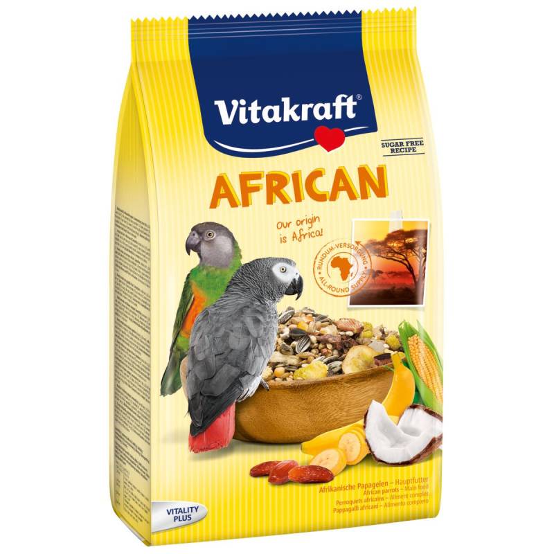 Vitakraft African Hauptfutter für afrikanische Papageien 750g von Vitakraft