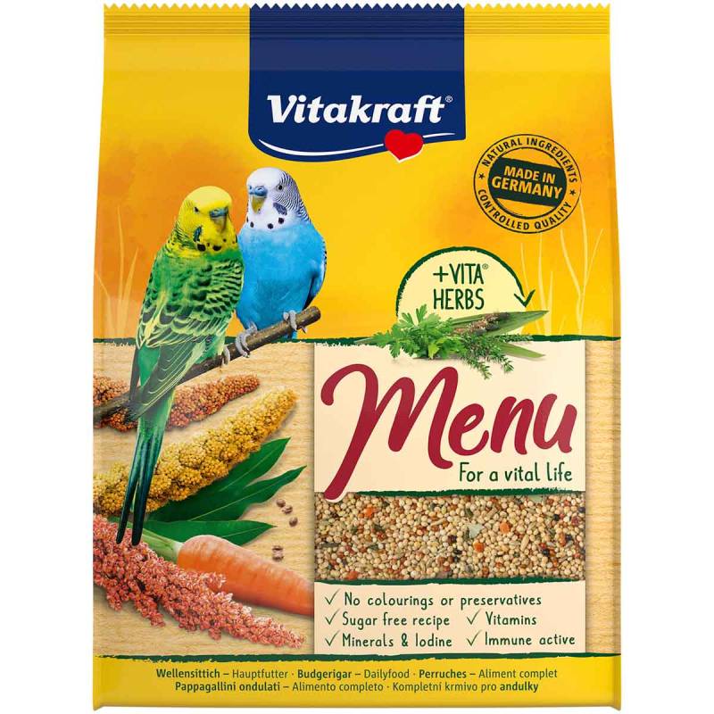 Vitakraft Wellensittich Premium Menü 2x3kg von Vitakraft