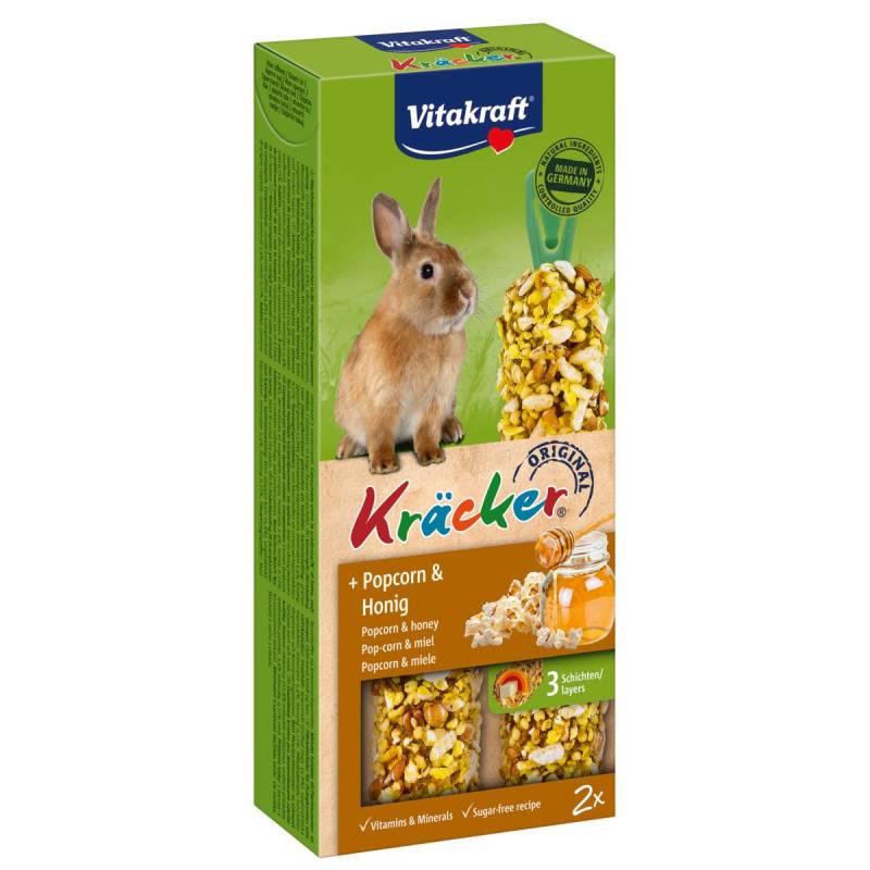 Vitakraft Zwergkanichen Kräcker mit Popcorn & Honig 2 Stück von Vitakraft