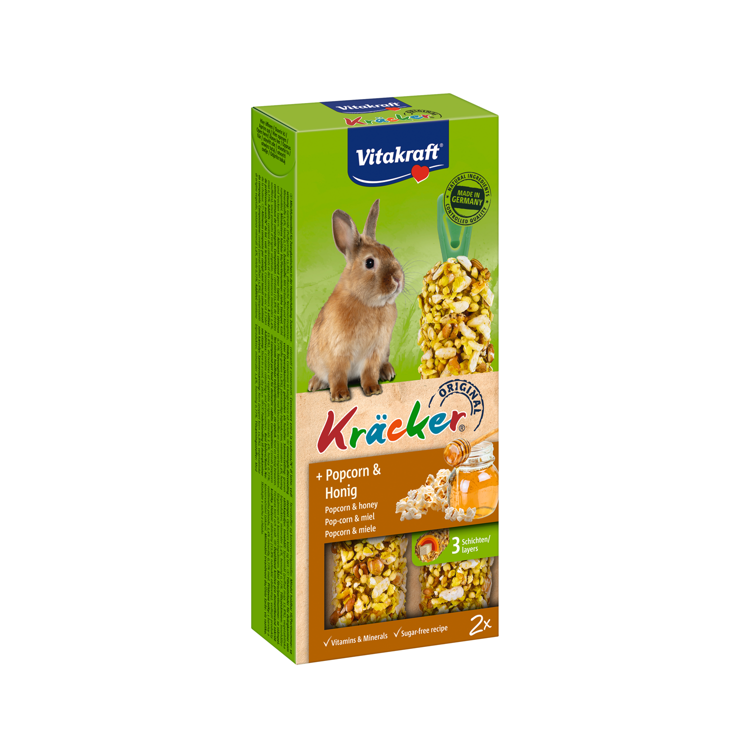 Vitakraft Zwergkaninchen Kräcker Mais - 2 Stück Vitakraft Zwergkaninchen Kräcker Mais - 2 Stück von Vitakraft