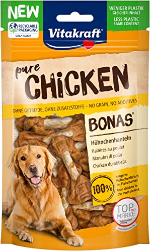 Vitakraft fleischiger Hundesnack Chicken Hühnchenhanteln (1x 80g) von Vitakraft
