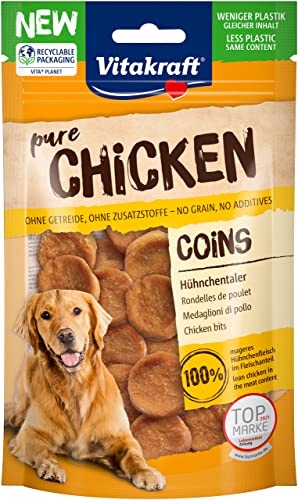 Vitakraft fleischiger Hundesnack Chicken Hühnchentaler (1x 80g) von Vitakraft