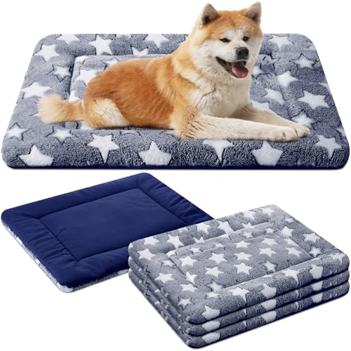 VitalCozy 4 Stück waschbare Hundebox-Matten, austauschbare, wendbare Haustierbettunterlage für Kiste, Haustiere, Schlafmatte für kleine, mittelgroße und große Hunde, maschinenwaschbar (50,8 x 76,2 x VitalCozy 4 Stück waschbare Hundebox-Matten, austauschbare, wendbare Haustierbettunterlage für Kiste, Haustiere, Schlafmatte für kleine, mittelgroße und große Hunde, maschinenwaschbar (50,8 x 76,2 x von VitalCozy