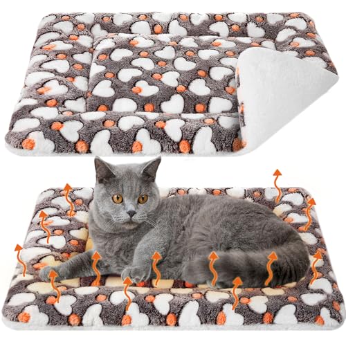 VitalCozy Selbstwärmende Katzenmatte, selbstheizend, wendbar, maschinenwaschbar, reflektiert Körperwärme, warme Thermo-Haustierunterlage, Decke für Wildkatzen und Hauskatzen, Herz, 55,9 x 45,7 cm, 2 VitalCozy Selbstwärmende Katzenmatte, selbstheizend, wendbar, maschinenwaschbar, reflektiert Körperwärme, warme Thermo-Haustierunterlage, Decke für Wildkatzen und Hauskatzen, Herz, 55,9 x 45,7 cm, 2 von VitalCozy