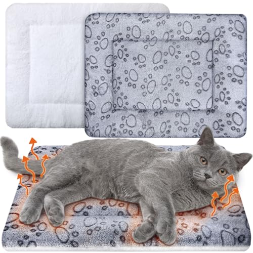 VitalCozy Selbstwärmende Katzenmatte, selbstheizend, wendbar, maschinenwaschbar, reflektiert Körperwärme, warme Thermo-Haustierunterlage, Haustierdecke, für Wild- und Indoor-Katzen, Hundepfote, 53,3 x VitalCozy Selbstwärmende Katzenmatte, selbstheizend, wendbar, maschinenwaschbar, reflektiert Körperwärme, warme Thermo-Haustierunterlage, Haustierdecke, für Wild- und Indoor-Katzen, Hundepfote, 53,3 x von VitalCozy