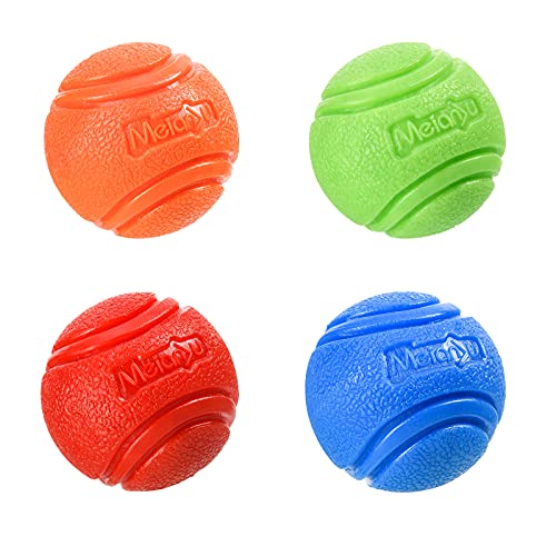 Vitalili 4 Stück Gummibälle für Hunde, Spielzeugbälle, Wasserball, Spielzeug, hohe Sprungkraft, Hundetraining-Ball, kaubeständig, Hundeball-Sets für kleine Hunde unter 13,6 kg, belgische Vitalili 4 Stück Gummibälle für Hunde, Spielzeugbälle, Wasserball, Spielzeug, hohe Sprungkraft, Hundetraining-Ball, kaubeständig, Hundeball-Sets für kleine Hunde unter 13,6 kg, belgische von Vitalili