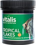 vitalis Tropical Flakes 15 g für tropische Süßwasserfische vitalis Tropical Flakes 15 g für tropische Süßwasserfische von Vitalis Aquatic Nutrition