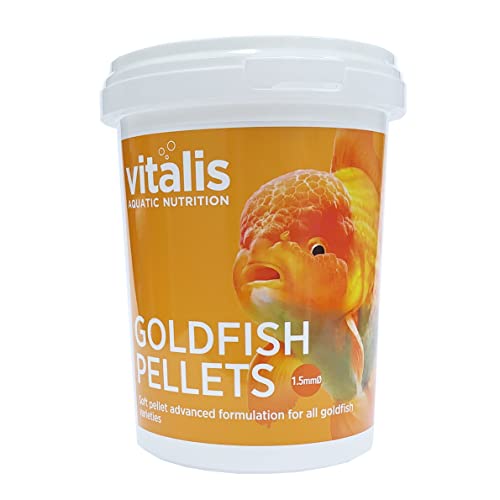 VITALIS GOLDFISCH PELLETS Fischfutter Goldfischfutter - Pelletfutter Granulat-Fischfutter für alle Goldfische und Kaltwasserfische sowie kleinere Teichfische - Teichfutter Fischfutter Hauptfuttermittel Futter für Fische - für Teich und Aquarium (260g) VITALIS GOLDFISCH PELLETS Fischfutter Goldfischfutter - Pelletfutter Granulat-Fischfutter für alle Goldfische und Kaltwasserfische sowie kleinere Teichfische - Teichfutter Fischfutter Hauptfuttermittel Futter für Fische - für Teich und Aquarium (260g) von Vitalis Aquatic Nutrition