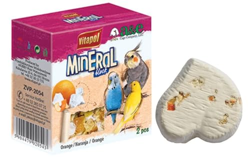 Vitapol - Pet Products - Pet Products - Vitapol - Pet Products - Pet Products - Vitapol Infused Mineral Block (Orange) von Vitapol