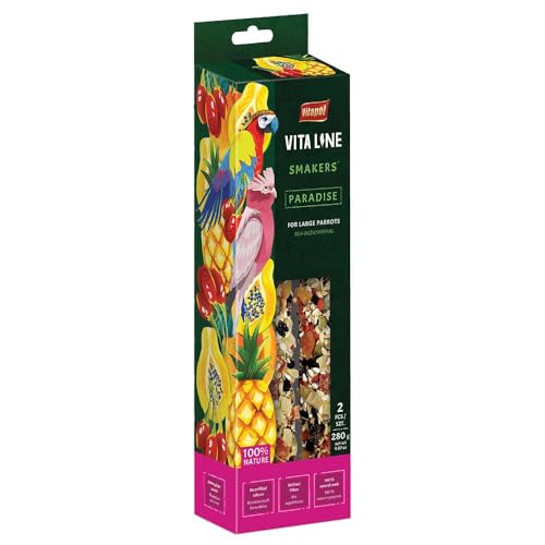 Vitapol Vitaline Smaker Papageien-Leckerli-Stick, Tropisches Paradies, Doppelpack Vitapol Vitaline Smaker Papageien-Leckerli-Stick, Tropisches Paradies, Doppelpack von Vitapol