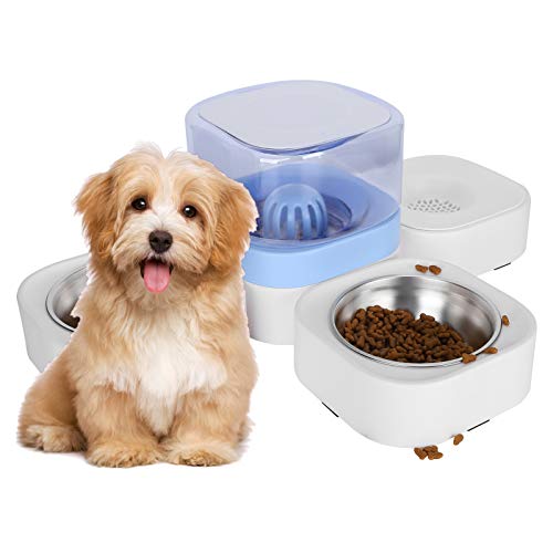 Automatischer Katzenfutterspender und Wasserspender Set, Multifunktion Multibowl Automatischer Hund Katze Futterspender für mittelgroße Hunde Welpen Kätzchen Automatischer Katzenfutterspender und Wasserspender Set, Multifunktion Multibowl Automatischer Hund Katze Futterspender für mittelgroße Hunde Welpen Kätzchen von Vitdipy