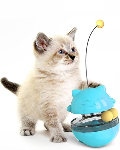 Leckerli-Spender für Katzen, transparentes Design, interessantes ABS-PC-Metall, glatte Oberfläche, Katzen-Leckerli-Spielzeug, langsamer Feeder zur Förderung des interaktiven Spiels und der Stimulation Leckerli-Spender für Katzen, transparentes Design, interessantes ABS-PC-Metall, glatte Oberfläche, Katzen-Leckerli-Spielzeug, langsamer Feeder zur Förderung des interaktiven Spiels und der Stimulation von Vitdipy