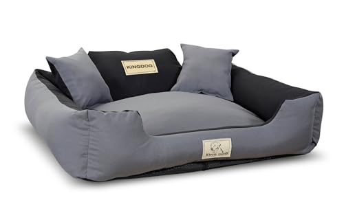 VitoPRICE Hundebett KINGDOG MM43 (abnehmbar) 115x95cm aus MM43-Gewebe 160 g/m² Anti-Rutsch-Boden von VitoPRICE