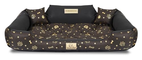 VitoPRICE Hundebett KINGDOG mit Druck 100x75cm wasserdicht aus Cordura 190 g/m² von VitoPRICE