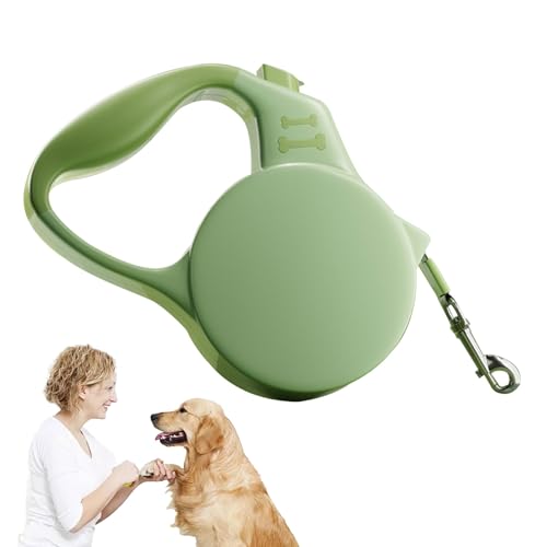 Einziehbares Hundewanderseil - 9,8 Fuß Automatische Teleskopleine, Starkes Nylonband | Hochleistungs -Haustier -Blei, Komfortables Griff, Trainingsvorräte im Freien für kleine und mittlere Hunde von Vitsrisea