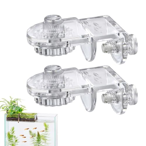 Glasabdeckungsclip Für Aquarium - Randless Tank Deckel, Stützklammer | Fischtankhukhalter, Acrylbefindungsclip Für Die Reparatur Der Oberen Panel, Transparentes Aquariumzubehör Für Das Wasser -Wasser von Vitsrisea