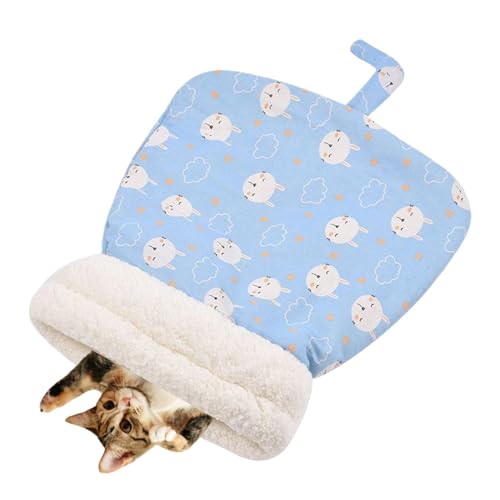 Haustiermatte Warming Pad Sack - Erwärmung Burrow -Katzenbett, Baumwollkatze Plüschschlafhöhle | Weiche Flauschige - und Winterkatze Schlafsack, Non -Slip -Bottom -Katze Kissen für Innen-, Boden Haustiermatte Warming Pad Sack - Erwärmung Burrow -Katzenbett, Baumwollkatze Plüschschlafhöhle | Weiche Flauschige - und Winterkatze Schlafsack, Non -Slip -Bottom -Katze Kissen für Innen-, Boden von Vitsrisea