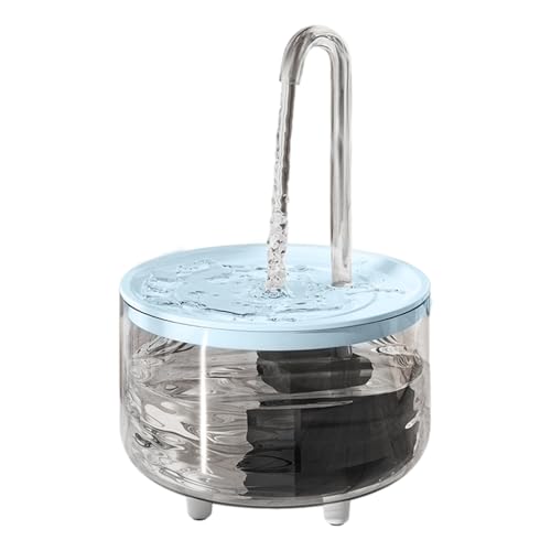 Haustierwasserbrunnen - Automatischer USB -Wasserspender, Transparent Hydratation Feeder | Wireless 1L Hundeschale, Kontinuierlicher Strömungsbrunnen, Haustierwasserversorgung Für Katzen Und Hunde, In von Vitsrisea