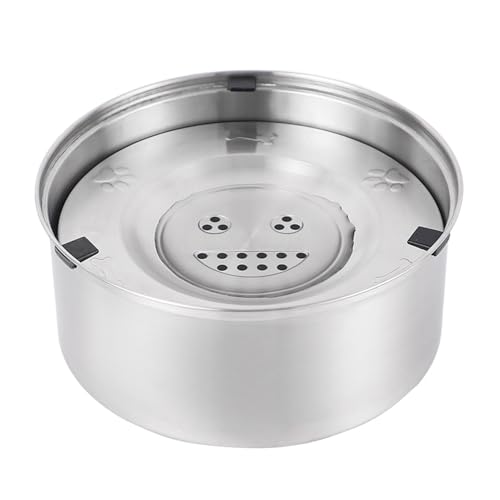 Hundeschalentrinker-Anti-Sprüh 3L Edelstahl-Wasserschüssel, Nicht Rutschfeiner Hydratation Feeder | Verschüttungsfestes Schwimmendes Haustiergericht Für Kleine Mittelgroße Hunde, Stabile Wasserschale Hundeschalentrinker-Anti-Sprüh 3L Edelstahl-Wasserschüssel, Nicht Rutschfeiner Hydratation Feeder | Verschüttungsfestes Schwimmendes Haustiergericht Für Kleine Mittelgroße Hunde, Stabile Wasserschale von Vitsrisea