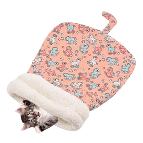 Katzenbetthöhle Schlafsack - winddichtem Katzensack, verdickter Taschen -Haustiernest, winddichtem und warmem Haustieren | Kätzchen Warming Pad Sack -Tasche, bequemes Plüsch -Welpen -Höhlenkissen für Katzenbetthöhle Schlafsack - winddichtem Katzensack, verdickter Taschen -Haustiernest, winddichtem und warmem Haustieren | Kätzchen Warming Pad Sack -Tasche, bequemes Plüsch -Welpen -Höhlenkissen für von Vitsrisea