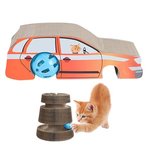 Katzenkratzer - Kitty Accordon Pardboard Toy, Car -förmige Katzenliege, Faltbare Klauenkratzenpads | Pet Kätzchen -Playboard, Wellkatzenspielzeug, Kau -Kratzermöbel Für Den Heimgebrauch Katzenkratzer - Kitty Accordon Pardboard Toy, Car -förmige Katzenliege, Faltbare Klauenkratzenpads | Pet Kätzchen -Playboard, Wellkatzenspielzeug, Kau -Kratzermöbel Für Den Heimgebrauch von Vitsrisea