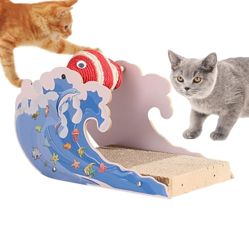 Katzenkratzerspielzeug - Netter Cartoon -Klauenschärfer, Robustes Kratzer -Pad | Wear-resistentes Kätzchen-Spielzubehör für Entspannung und Innenunterhaltung Katzenkratzerspielzeug - Netter Cartoon -Klauenschärfer, Robustes Kratzer -Pad | Wear-resistentes Kätzchen-Spielzubehör für Entspannung und Innenunterhaltung von Vitsrisea