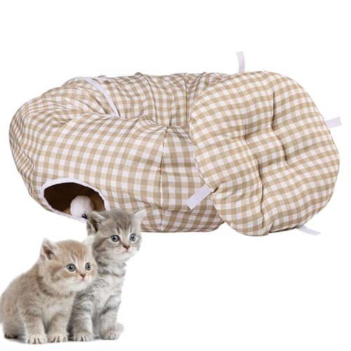 Katzennest -Tunnel - Faltbares Plüsch -Tunnelbett, Doppeleingangs -Katzen -Retreat -Rohr, Gemütliche Donut -Katzenhöhle | Mehrzweck -Tunnel Für Wohnzimmer, Schlafzimmer, Garage, Haustierhaus, Ruhestan Katzennest -Tunnel - Faltbares Plüsch -Tunnelbett, Doppeleingangs -Katzen -Retreat -Rohr, Gemütliche Donut -Katzenhöhle | Mehrzweck -Tunnel Für Wohnzimmer, Schlafzimmer, Garage, Haustierhaus, Ruhestan von Vitsrisea